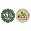 73952 5 kvetinac gracia low eco wood s nozickami 28 5 cm antracit
