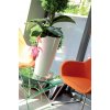 74510 3 plastovy kvetinac tubus slim vklad antracit lesk 30 cm