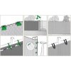 Stínící tkanina TENAX COIMBRA 230 g/m² síť 100% zelená 1,8 x 50 m