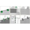 Stínící tkanina TENAX COIMBRA DARK 230 g/m² síť 100% antracit 1,5 x 5 m