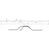 73429 plechova krytina trapezovy plech blacho trapez t18 plus 0 5 pladur matna ral 7016 antracitova 2 m