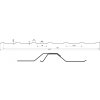 78532 2 plechova krytina trapezovy plech blacho trapez t18 plus 0 5 pladur matna ral 9005 cerna 1 5 m