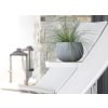 31645 2 plastove kvetinace beton bowl sedy 18 cm