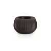 79090 4 plastove kvetinace beton bowl cerny 18 cm