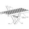 79213 1 drzak stresni lavky k plechovym krytinam 350 mm antracit