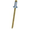 487 trhaci nyty s plochou hlavou 4 x 10mm hlinik inox a2