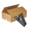 80146 2 protisnehovy hak na plechovou krytinu antracitovy xbl 34 x 125 mm 100 ks