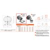 14386 kominova hlavice turbowent se zakladnou 300 mm
