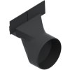 koncovka s odtokem pro plastovy zlab vodaland base 145 x 80 mm