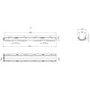 odvodnovaci plastovy zlab vodaland base b125 s polyamidovou mrizi 1000 x 156 x 95 mm 02