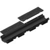 odvodnovaci plastovy zlab vodaland base b125 s polyamidovou mrizi 1000 x 156 x 95 mm