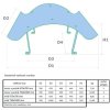 7024 2 kominova striska vlna pozink barva ral 670 x 700 mm