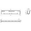 odvodnovaci polymerbetonovy zlab vodaland mono c250 sterbinovy 1000 x 140 x 200 mm 02