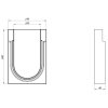koncovka pro polymerbetonovy zlab vodaland mono 140 x 200 mm koncova 02