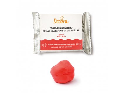 Potahovací hmota červená