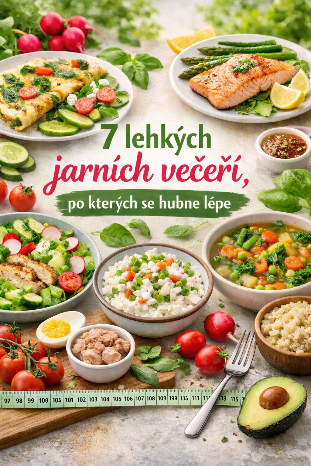 7 lehkých jarních večeří, po kterých se hubne lépe