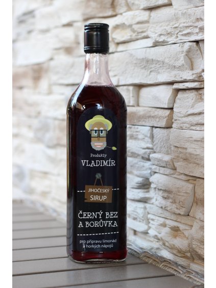 SIRUP - ČERNÝ BEZ A BORŮVKA