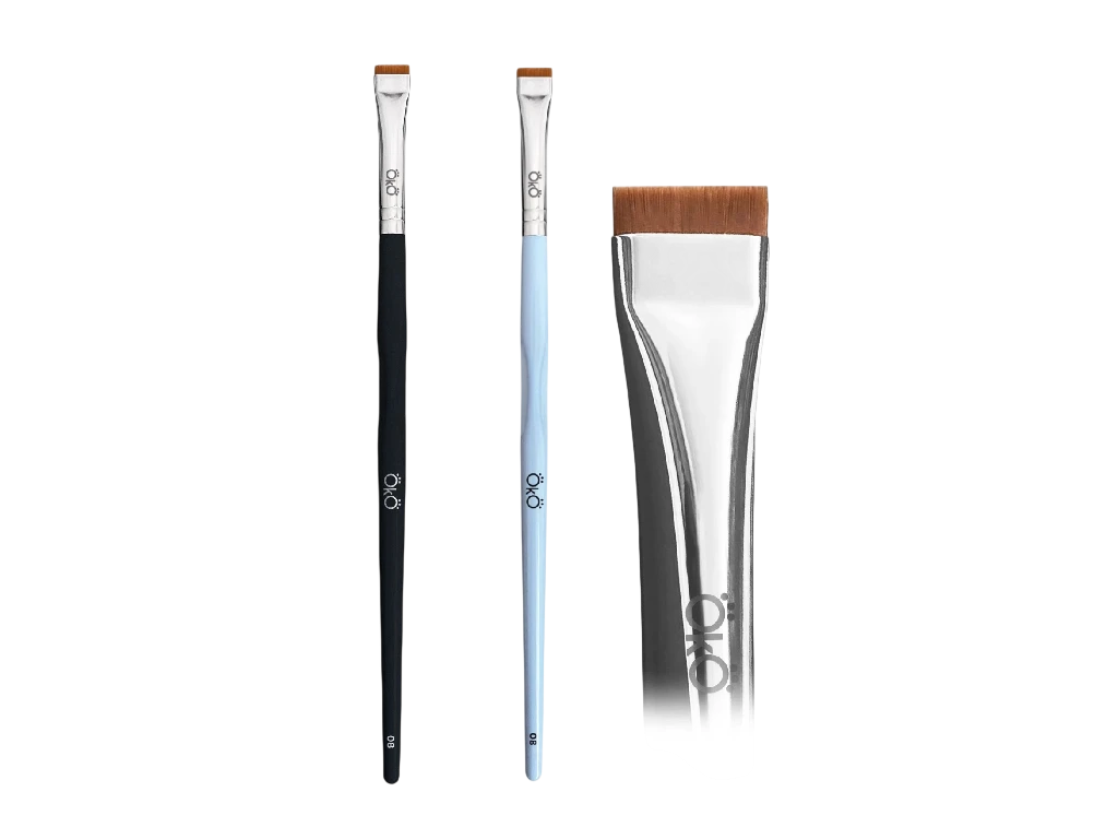 OkO #8 Štětec Flat Brush BLUE & BLACK EDITION