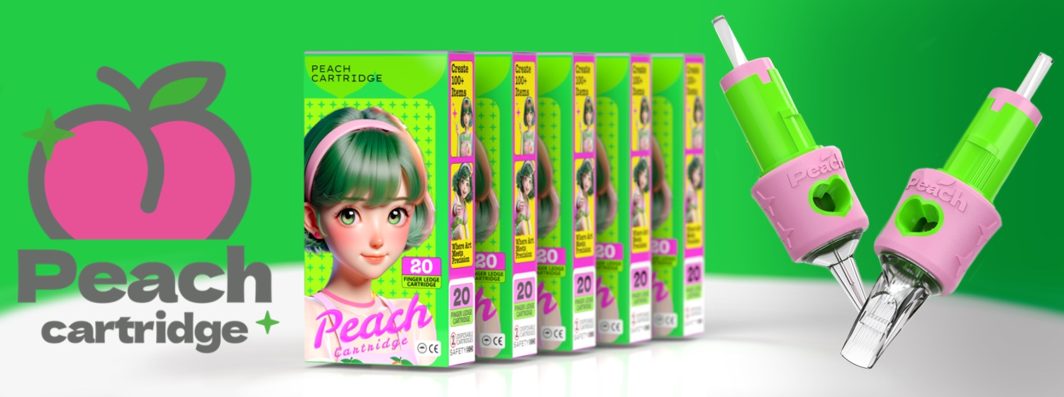 Peach tattoo cartridge