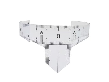 Pravítko na symetriu obočia 1