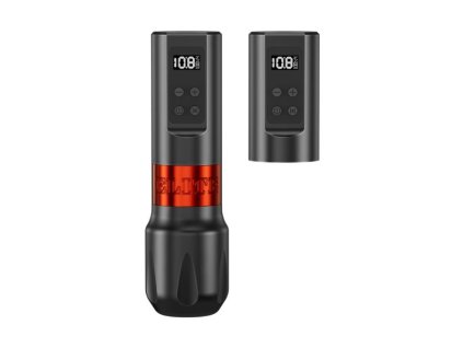 Elite FIND Wireless Tattoo Pen Machine RED 3,5 mm + 2 PowerBolts - tetovací strojček s batériou