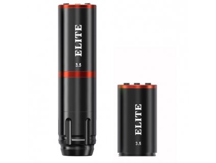 Elite FLY V2 Wireless Tattoo Pen Machine RED 3,5 mm + PowerBolt