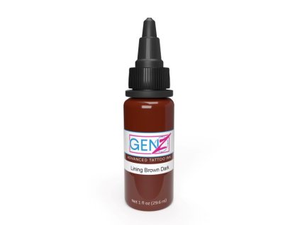 Intenze Ink Gen Z 1oz bottles lining browndark - tetovacia farba