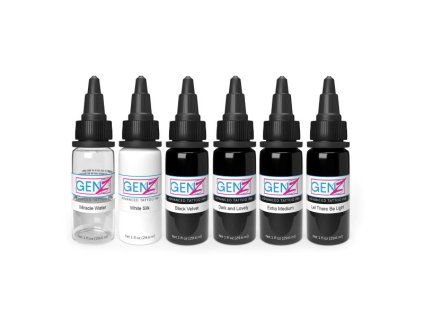 Intenze Ink Gen Z 1oz mark m gangster grey group - set farieb