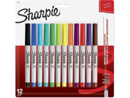 Sharpie fixka na kožu 12ks nový design