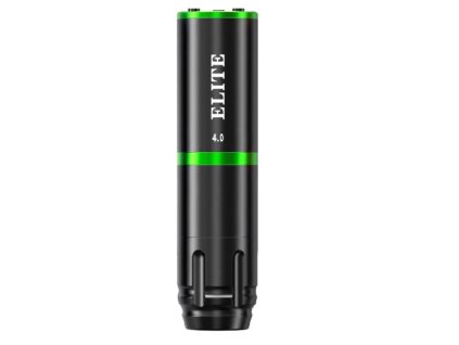 Elite FLY V2 Wireless Tattoo Pen Machine GREEN 4,0 mm - tetovací strojček