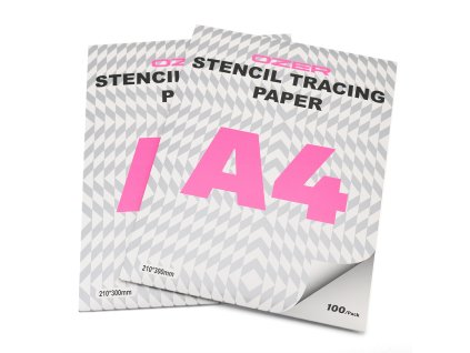 Stencil papier pre termotlačiareň OZER X s použitím carbónovej pásky
