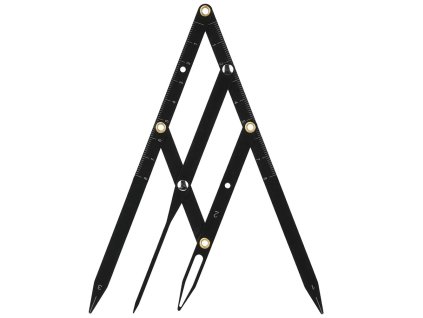 Pravítko na symetriu obočia CALIPER black