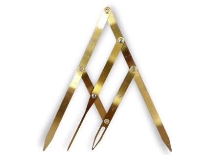 Pravítko na symetriu obočia CALIPER gold