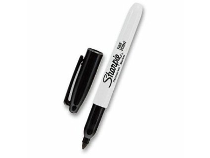 Sharpie fixka na kožu Black