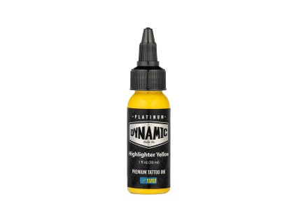 DYNAMIC30 PL HIGLIGYEL Dynamic Tattoo Ink Platinum Highlighter Yellow 30ml (EU REACH Version)