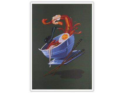 Špendlo RAMEN giclée print