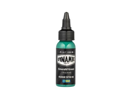DYNAMIC30 PL EMEGRN Dynamic Tattoo Ink Platinum Emerald Green 30ml (EU REACH Version)