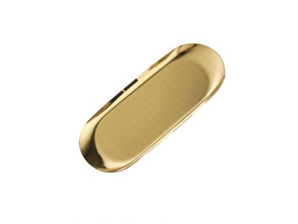 Nerezová tácka gold