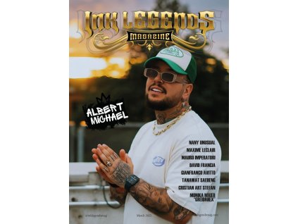 INK LEGENDS magazine feat. ALBERT MICHAEL march 2025