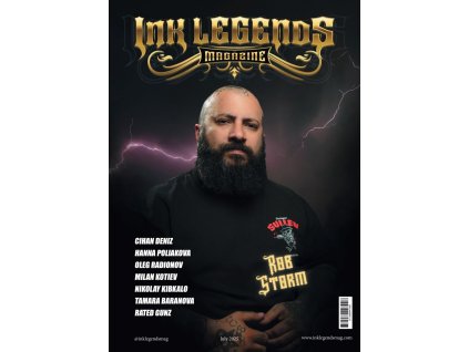 INK LEGENDS magazine feat. ROB STORM july 2025