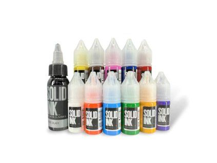 Solid Ink MINI COLOR TRAVEL SET anti leak bottles