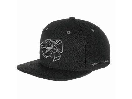 Panthera snapback šiltovka BLACK polygonal logo