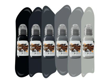 World Famous Ink Monochromatic set 6 x 30ml