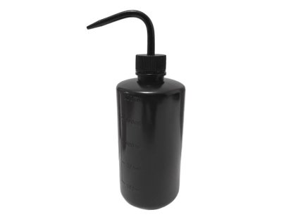 Fľaša s pipetou čierna - na zelené mydlo