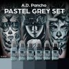 World Famous Ink A.D. Pancho Pastel Grey Set 6 x 30ml