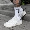 Kwadron socks TATTOO ARTIST white ponožky