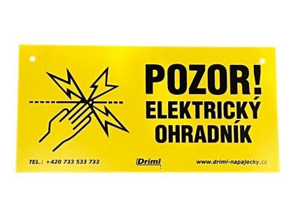 tabulka elektricky ohradnik