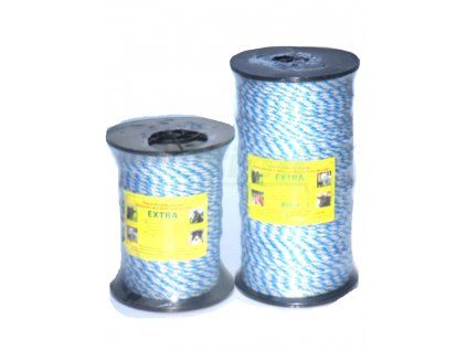 EXTRA lano PP, návin 400m, Ø 5mm, bílo-modré