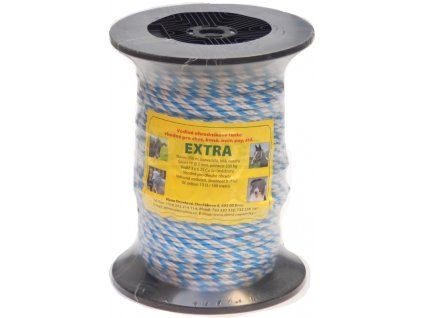 EXTRA lano PP, návin 200m, Ø 5mm, bílo modré