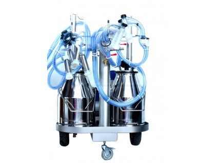 Dvoukonvové celonerezové dojení 1 kráva + 2 kozy s proplachem